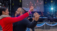 Música y comidas típicas en el Paseo Libertad por los festejos de la fundación de San Juan