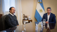 Agua Negra: Uñac recibió al senador chileno Daniel Núñez