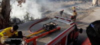 Por el Viento Zonda, se produjeron varios focos de incendios en distintos puntos de la provincia