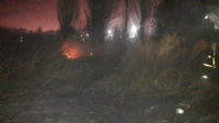 Focos de incendio en distintos puntos de la provincia tras el Viento Zonda