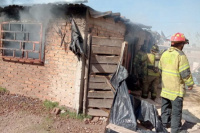 Tragedia en Jáchal: un hombre falleció por un incendio en su casa