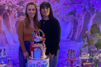 La mamá de El Noba le hizo una espectacular torta de cumpleaños a la hija de Barby Silenzi