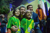 El gobernador inauguró el Salón de Usos Múltiples del Club Atlético Peñaflor