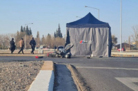 Motociclista murió tras chocar contra un utilitario en el monumento al Gaucho