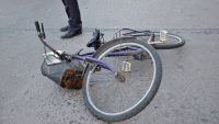 Fuerte choque en San Martín: un ciclista fue atropellado y sufrió fracturas