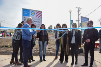 Rubén García inauguró una nueva plaza en Rawson