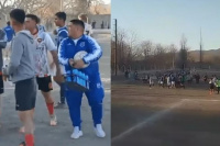 Video: piñas, corridas y balazos en un partido de la Liga Caucetera de Fútbol