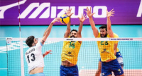 Tristeza: Argentina peleó contra Brasil, pero cayó en los cuartos del Mundial de Voley