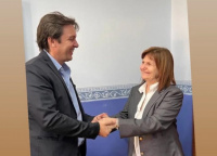 Patricia Bullrich subió un posteo junto a Eduardo Cáceres y le mostró su apoyo