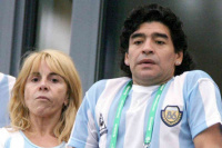 Claudia Villafañe sorprendió con una fuerte frase sobre la muerte de Diego Maradona