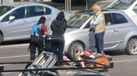 Carlos Bianchi protagonizó un fuerte accidente con un motociclista 