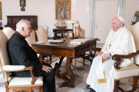 El Papa Francisco le hizo un pedido especial al Obispo Lozano en su encuentro en Roma