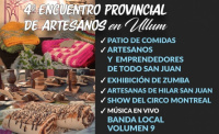 Este domingo se viene el 4º Encuentro Provincial de Artesanos en Ullum