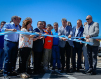 Uñac inauguró importantes obras viales en Iglesia