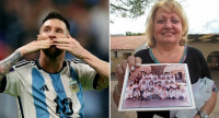 “Antes de morir me gustaría abrazarte”: la conmovedora carta de la primera maestra de Messi