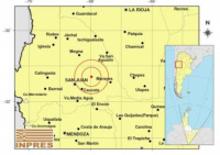 Un fuerte temblor sacudió la tarde sanjuanina de este miércoles