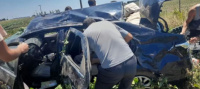 Un periodista sanjuanino sufrió un impactante accidente cuando viajaba hacia Villa Gesell