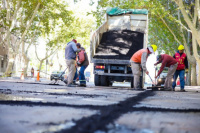 Capital: Arranca la repavimentación de otro tramo de la Ignacio de la Roza