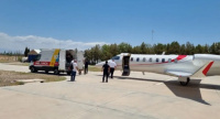El avión sanitario asistió a cuatro sanjuaninos por emergencias médicas