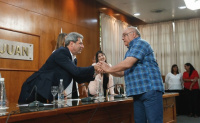 El gobernador Uñac entregó finalización de trámites jubilatorios a 50 beneficiarios