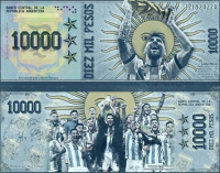 El Gobierno evalúa emitir un billete de $ 10.000 con la cara de Lionel Messi