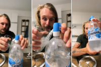 Turista Europeo quedó encantado con un sifón de soda Graziani 