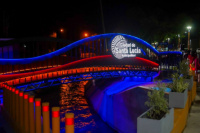 Santa Lucía tiene un nuevo Circuito de Salud que incluye hasta un puente peatonal