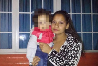 Falleció la joven mamá que fue embestida por un camión en La Bebida 