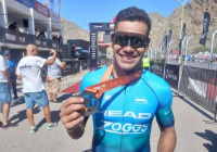 En casa, Fabio Figueroa se adueñó del Ironman 70.3 