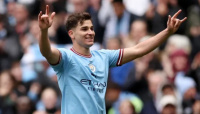 Con un gol de Julián Álvarez, Manchester City goleó a Liverpool por la Premier League 