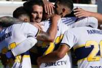 Sin Ibarra, Boca goleó a Barracas Central en la Liga Profesional de Fútbol