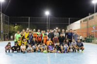 Baistrocchi: picadito de fútbol y aniversario en el nuevo playón del B° Solares