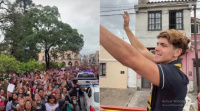 Una multitud recibió a Marcos Ginocchio en Salta