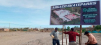 Angaco comenzó a construir un espectacular Skatepark