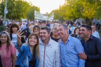 Marcelo Orrego y Fabián Martín cerraron su campaña en Rawson