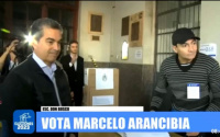 Arancibia emitió su voto: “no están todos los votos de todos los sublemas dentro de las urnas”