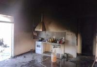 Una familia de Rivadavia sufrió un grave incendio en su casa