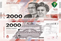 Así será el nuevo billete de 2.000 pesos que anunció el Banco Central