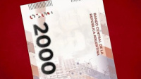 El billete de $2.000 comienza a circular desde este lunes