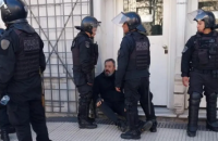 La Policía reprimió a manifestantes durante un desalojo en Almagro