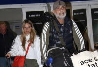 Jorge Rial regresó de España con su novia y su hija Rocío los fue a buscar