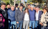 Claudio Poggi recorrió Capital junto a Cambia San Juan