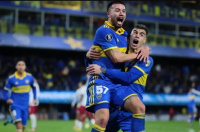 Boca goleó a Monagas y se clasificó primero en su grupo de la Copa Libertadores