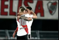 River le ganó a Colon 2 a 0 y se encamina el titulo