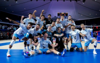 Argentina levantó cinco match points y le ganó a Estados Unidos en la Liga de las Naciones de Vóleibol