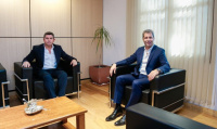 Sergio Uñac se reunió por primera vez con Marcelo Orrego tras las elecciones