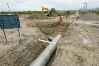 Continúan con la obra que renovará el sistema de agua potable