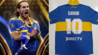 Cuánto sale la camiseta de Boca con la 10 de Edinson Cavani