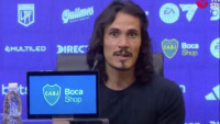 Cavani fue presentado en Boca: sus diez mejores frases y su charla con Bianchi