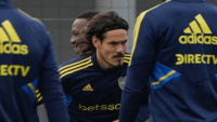 Cavani se entrenó diferenciado en Boca: ¿llega contra Racing?